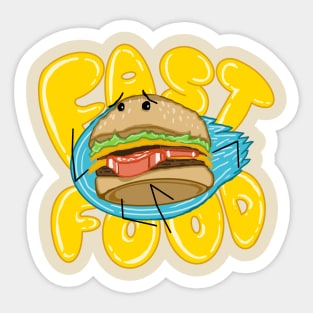 Fast Food Sticker